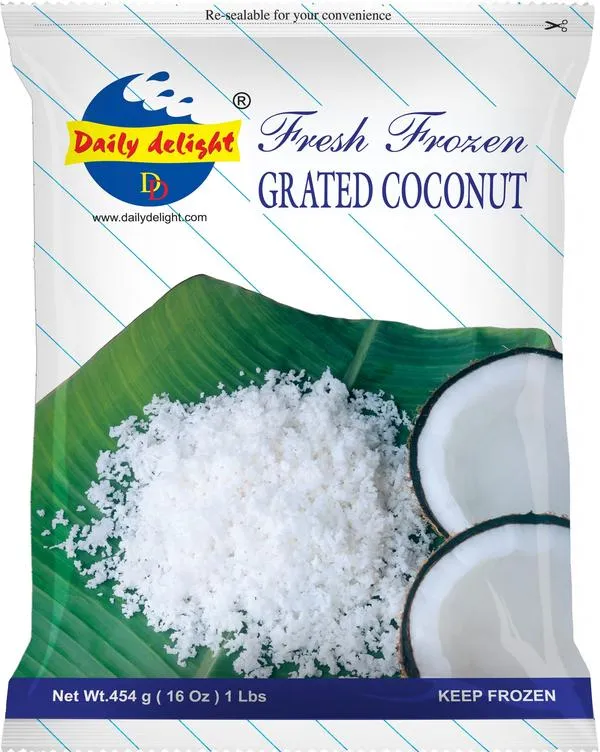 Daily Delight Fresh Frozen Grated Coconut 454gm
