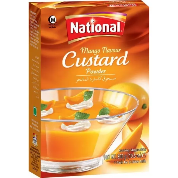 National  Mango Flavour Custard Powder 300gm