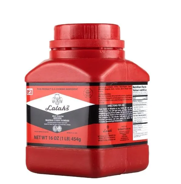 Lalah'S Madras Curry Powder 16oz