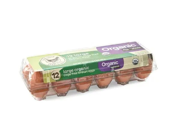 Marketside12 Large Organic Cage Free Brown Eggs