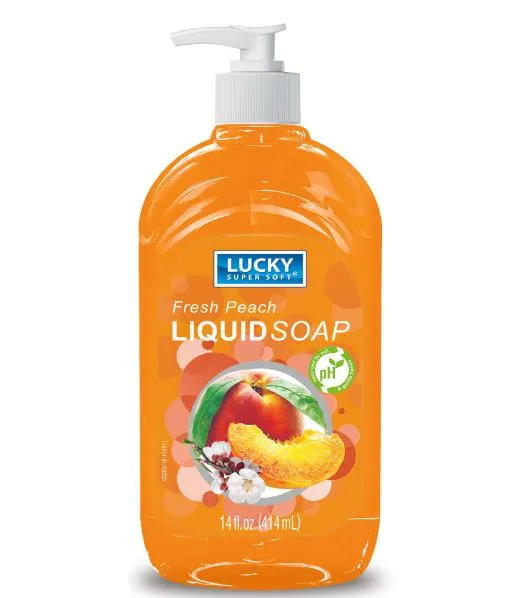 Lucky Fresh Peach Liquid Soap 14 Fl Oz