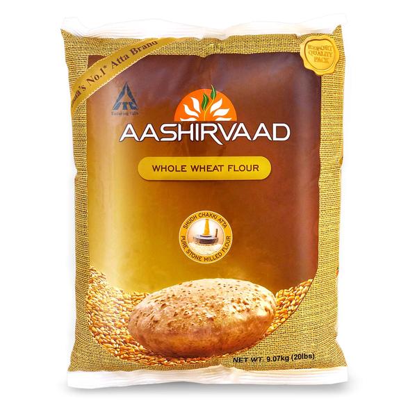 Aashirvaad Whole Wheat Flour 20lb