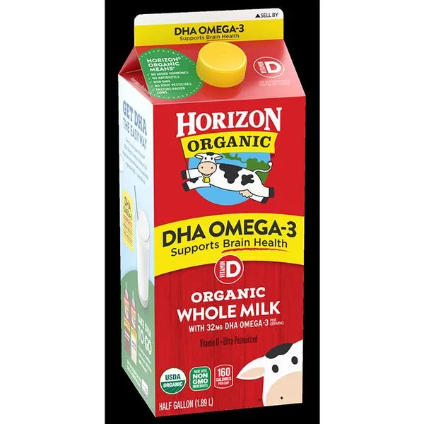Horizon Organic Organic Whole Milk 1.89l