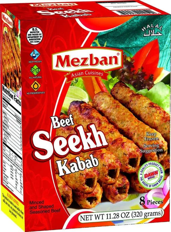 Mezban Beef Seekh Kabab 320 Gm