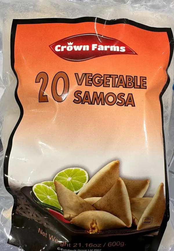 Crown Farm 20 Vegetable Samosa